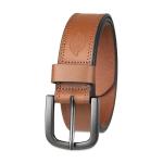 Dickies Men's Tan Two Row Stitch Belt