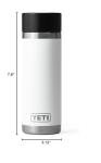 YETI 18 oz Stainless Steel Bottle with Hot Shot Cap