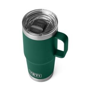 YETI Rambler 20 oz Travel Mug - Black Forest Green