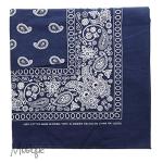 Motique Extra Large Paisley Bandana Set of 4