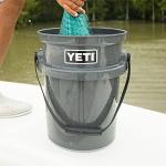 YETI 5-Gallon Charcoal Utility Fishing Bucket