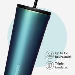 Corkcicle Insulated Tumbler with Straw - Dragonfly