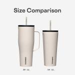 Corkcicle Insulated Tumbler with Straw - Dragonfly