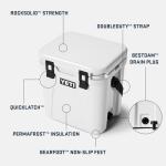 YETI Roadie 24 Cooler with Shoulder Strap, Navy