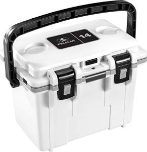 Pelican 14 Quart Lunch Box Cooler - White/Gray