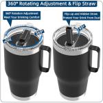 YETI Spill-Proof Straw Lid - Black