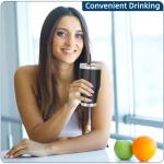 YETI Spill-Proof Straw Lid - Black