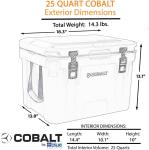 Cobalt 25 Quart Cooler | Keeps Ice 3 Days