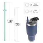 Reusable Silicone Straws for Yeti Tumbler, 2 Pack
