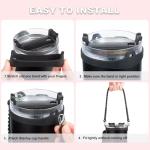 Adjustable Water Bottle Carrier Strap with Wallet