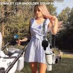 Adjustable Water Bottle Carrier Strap with Wallet