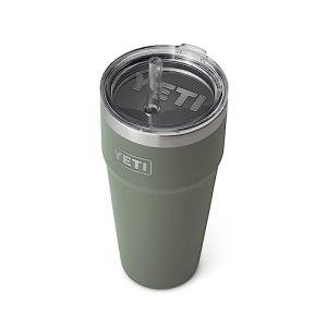 YETI Rambler 26 oz Camp Green Straw Cup