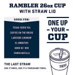 YETI Rambler 26 oz Camp Green Straw Cup