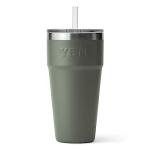 YETI Rambler 26 oz Camp Green Straw Cup