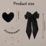 Yeti Tote Bag Charm Set with Bow and Fluff