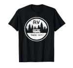 RV There Yet Camping Road Trip T-Shirt