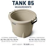 YETI Tank 85 Cooler - Desert Tan