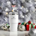 Cute Glitter Silicone Straw Toppers for Stanley Cup