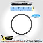 3 Pack of Replacement Lid Rings for Tumblers