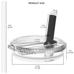 30 oz YETI Flip Straw Lid - Black