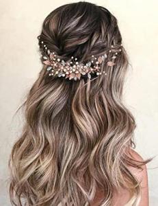 Yeti Floral Rhinestone Hair Vine for Weddings