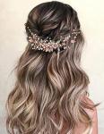 Yeti Floral Rhinestone Hair Vine for Weddings