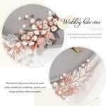 Yeti Floral Rhinestone Hair Vine for Weddings