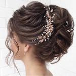 Yeti Floral Rhinestone Hair Vine for Weddings