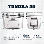 Yeti Tundra 35 Cooler in Rescue Red
