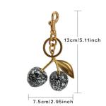 Yeti Cherry Keychain Charm for Bags