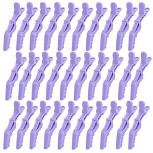 30 Pcs Purple Alligator Hair Clips for Styling