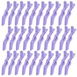 30 Pcs Purple Alligator Hair Clips for Styling