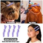 30 Pcs Purple Alligator Hair Clips for Styling