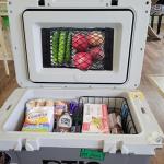 2 Pack Cooler Storage Nets for Camping Gear