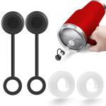 2-Pack Spill Proof Silicone Stoppers for Yeti Cups