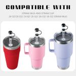 2-Pack Spill Proof Silicone Stoppers for Yeti Cups