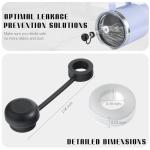 2-Pack Spill Proof Silicone Stoppers for Yeti Cups