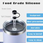 2-Pack Spill Proof Silicone Stoppers for Yeti Cups