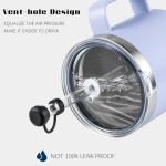 2-Pack Spill Proof Silicone Stoppers for Yeti Cups