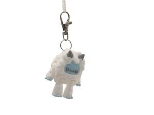Cute 3D Printed Yeti Keychain - Fun Mythical Charm