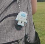 Cute 3D Printed Yeti Keychain - Fun Mythical Charm