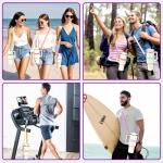 Yeti-Compatible Water Bottle Holder with Strap