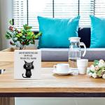 Sarcastic Wood Box for Office Desk Decor