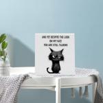 Sarcastic Wood Box for Office Desk Decor