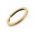 Heavy Duty Brass Keychain Carabiner Clip Set