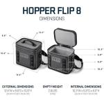 YETI Hopper Flip 8 Portable Cooler - Black Green