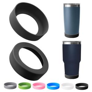 YETI Tumbler Silicone Boot Sleeve (2pcs Black)
