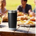 YETI Tumbler Silicone Boot Sleeve (2pcs Black)