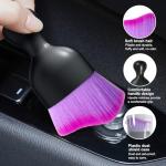 Curved Soft Bristle Detail Brush for Cars