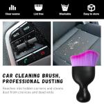 Curved Soft Bristle Detail Brush for Cars